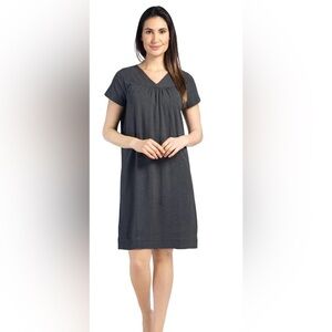 Fishers Finery Women's EcoFabric Short Sleeve Nightgown; Relaxed Fit Size Small